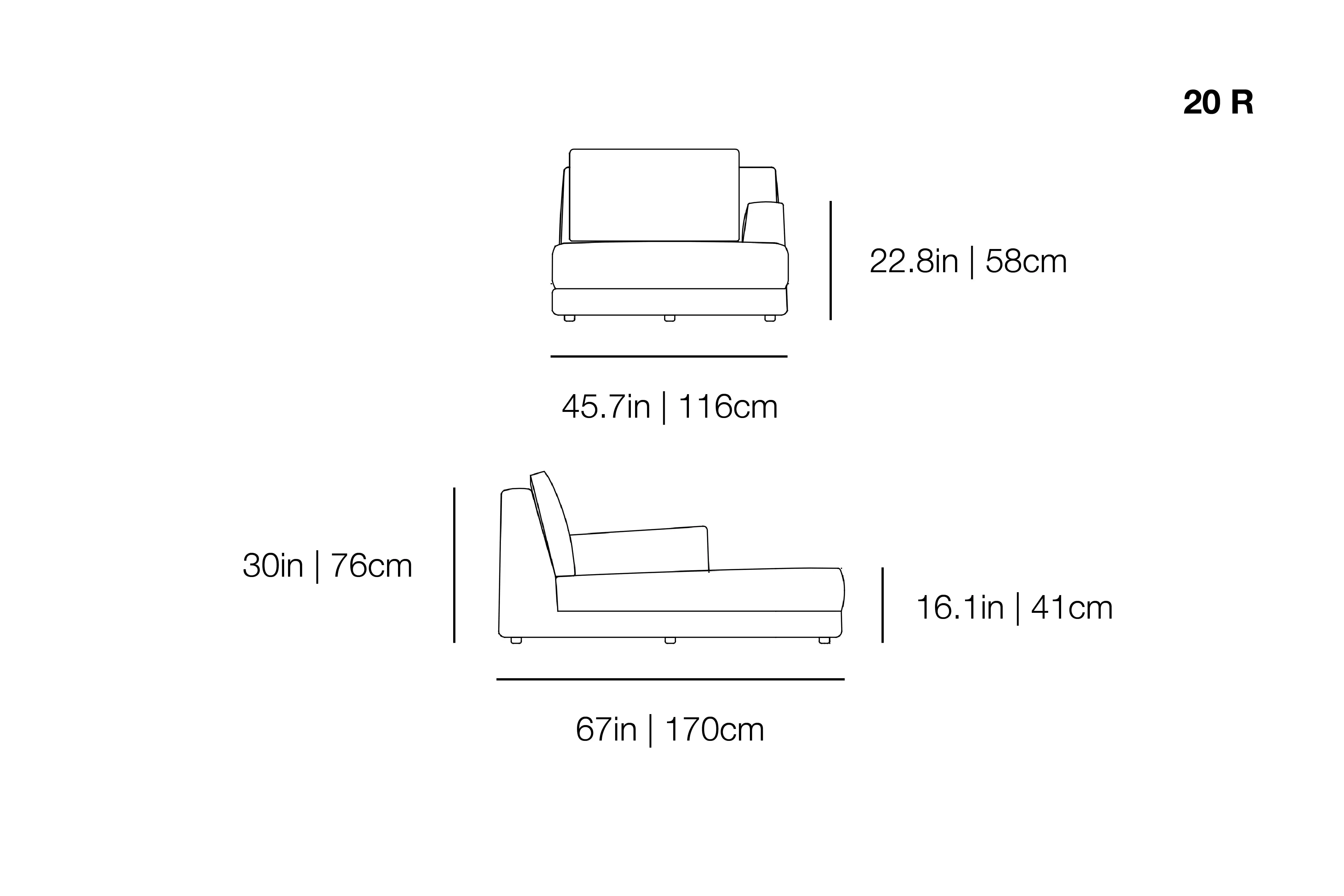 LOLL 20 L/R Dormeuse