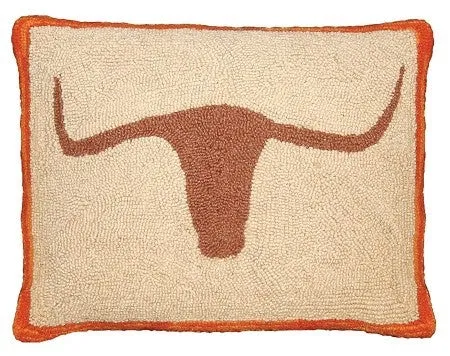Longhorn Decorative Pillow