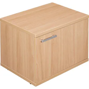 Lorell Concordia Series Latte Laminate Desk Ensemble Storage Cabinet
