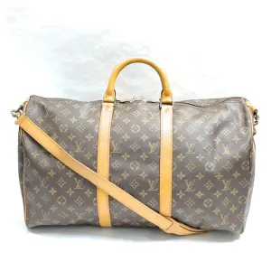 Louis Vuitton Boston Keepall Bandouliere 50 Travel Bag #MNO699