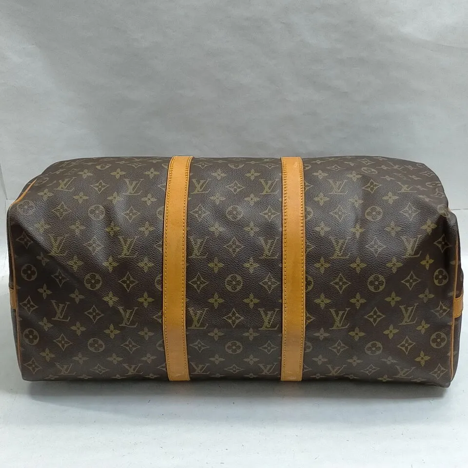 Louis Vuitton Boston Keepall Bandouliere 50 Travel Bag #MNO699