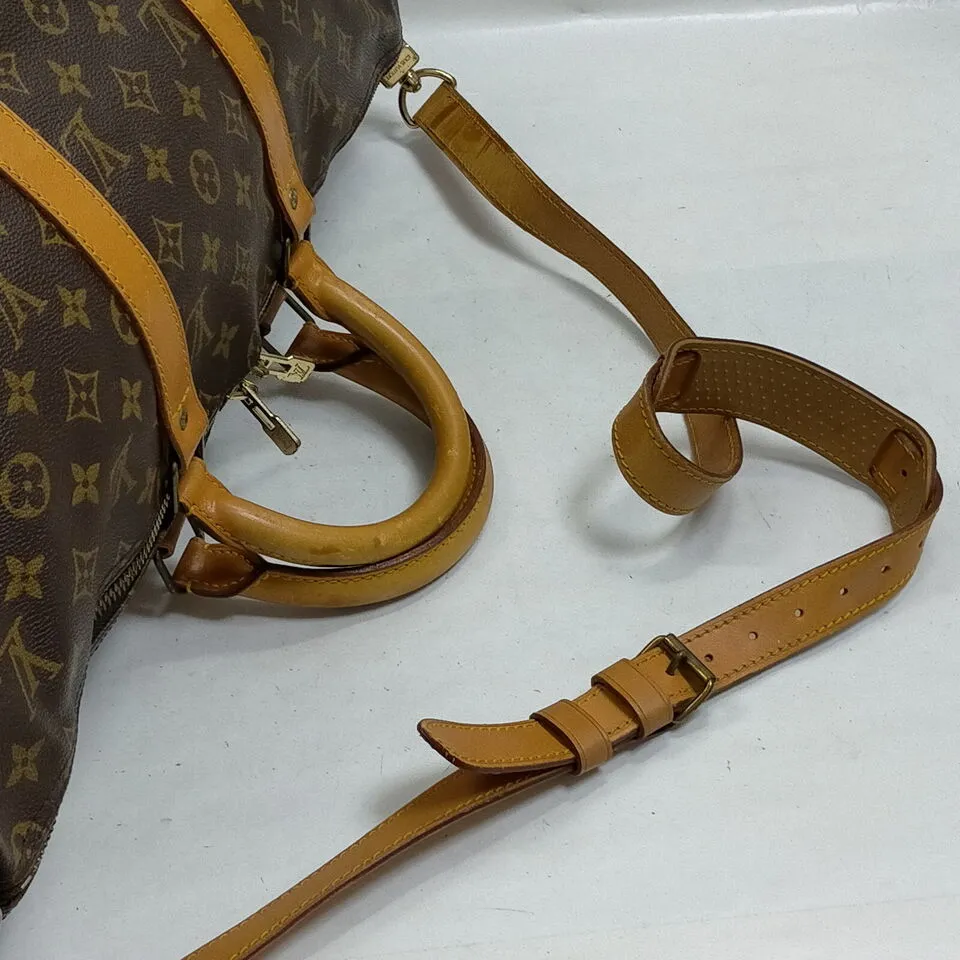 Louis Vuitton Boston Keepall Bandouliere 50 Travel Bag #MNO699