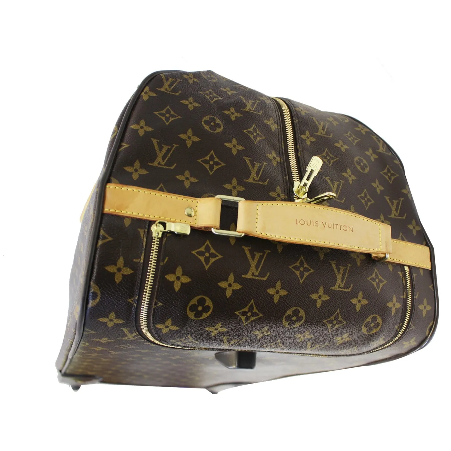 LOUIS VUITTON Eole 60 Monogram Canvas Rolling Luggage Bag Brown