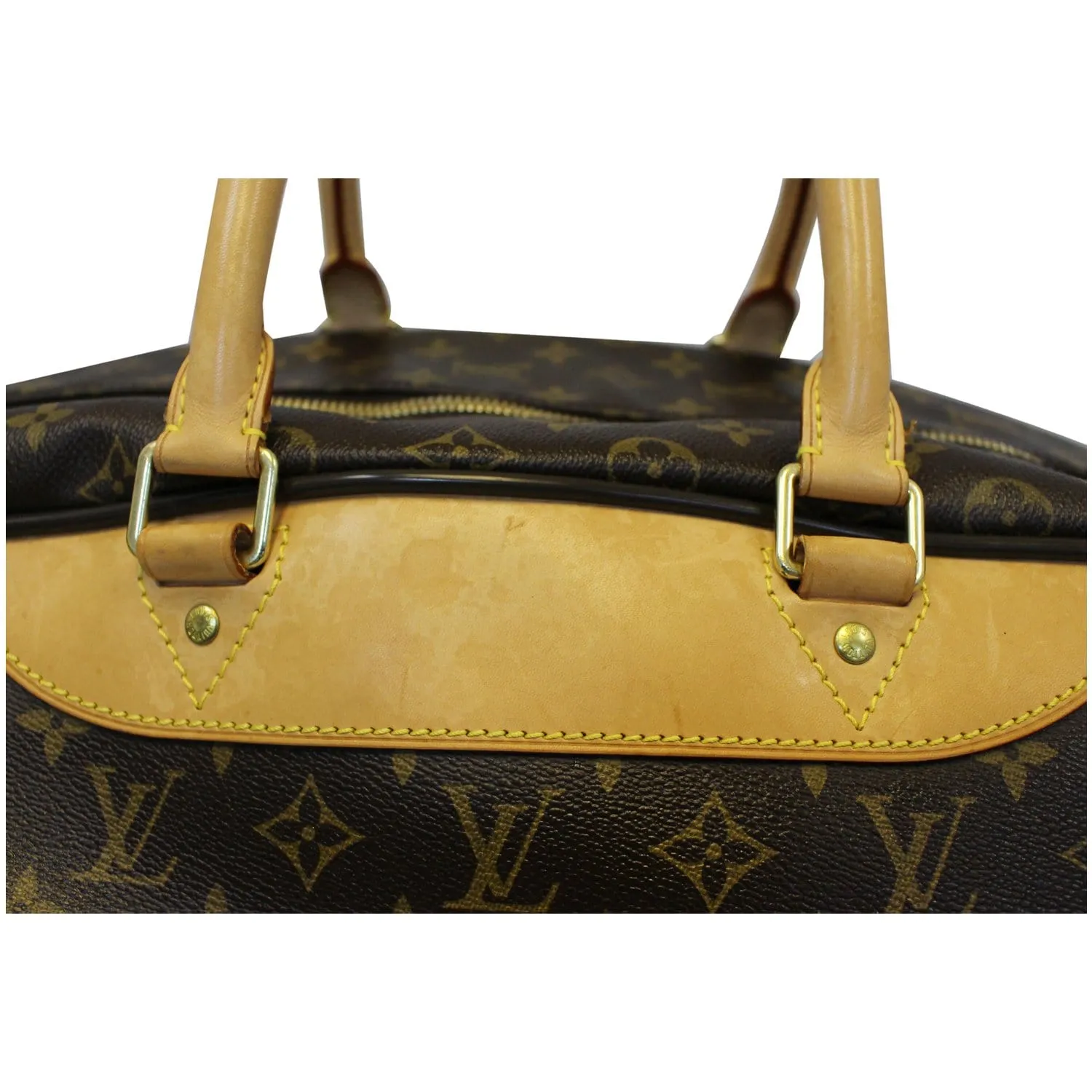 LOUIS VUITTON Eole 60 Monogram Canvas Rolling Luggage Bag Brown