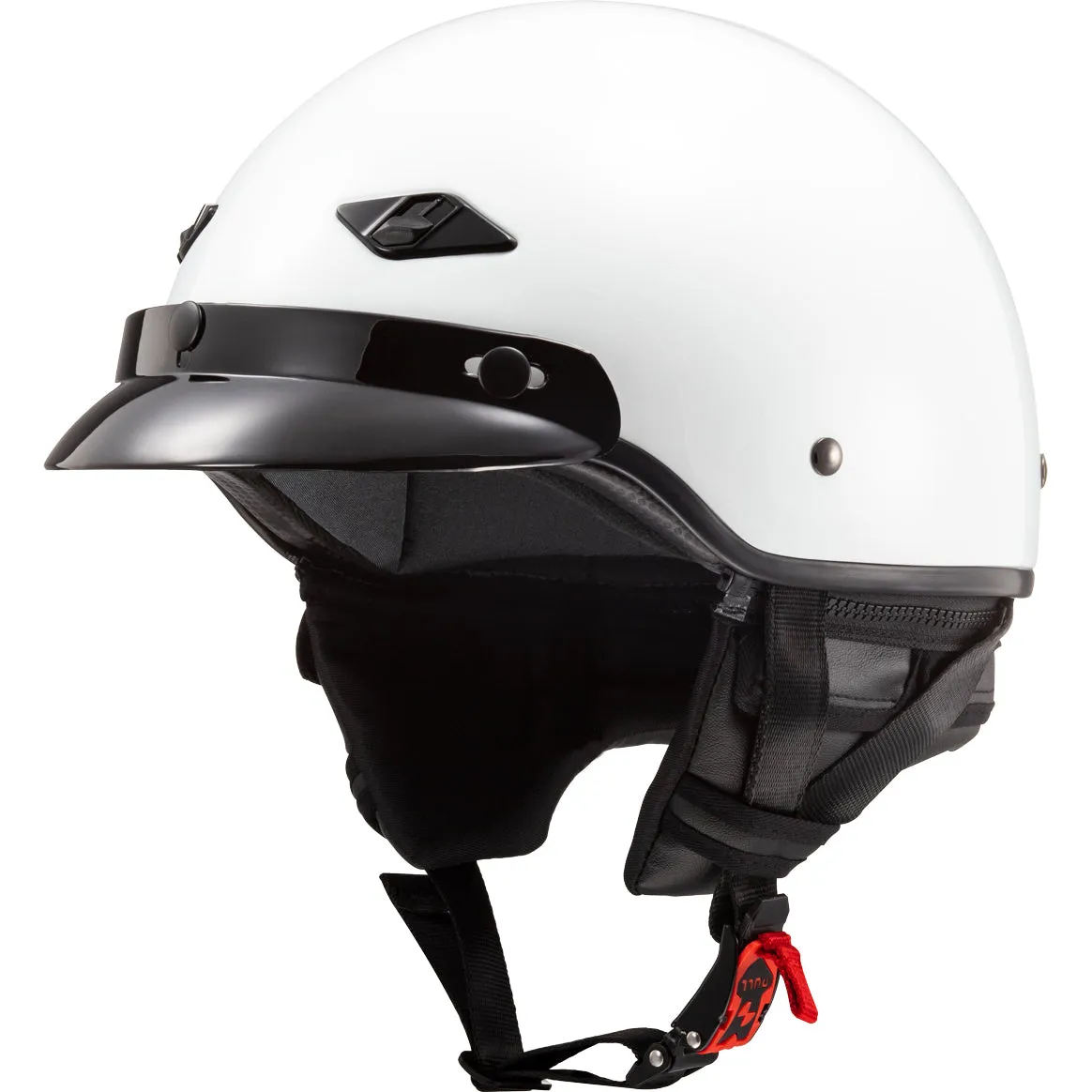 LS2 Helmets Bagger Solid Motorcycle Half Helmet