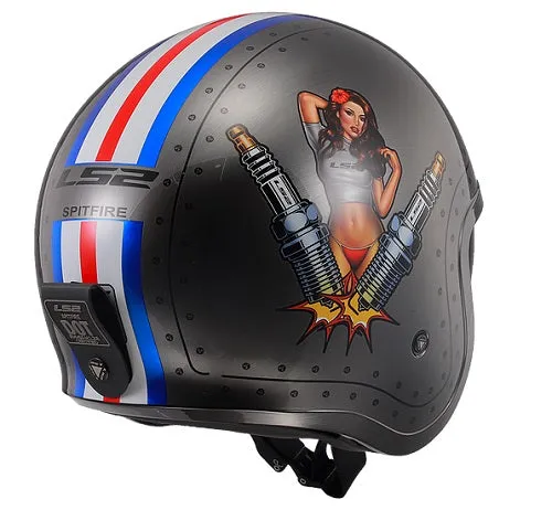 LS2 Helmets Open Face Spitfire Helmet