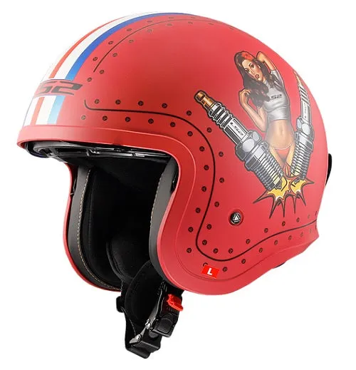 LS2 Helmets Open Face Spitfire Helmet