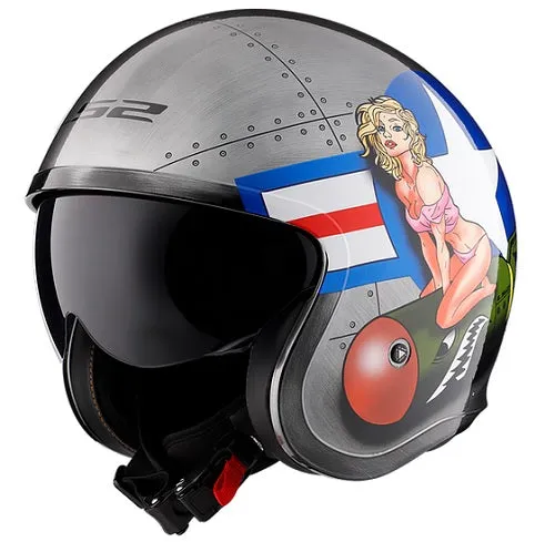 LS2 Helmets Open Face Spitfire Helmet