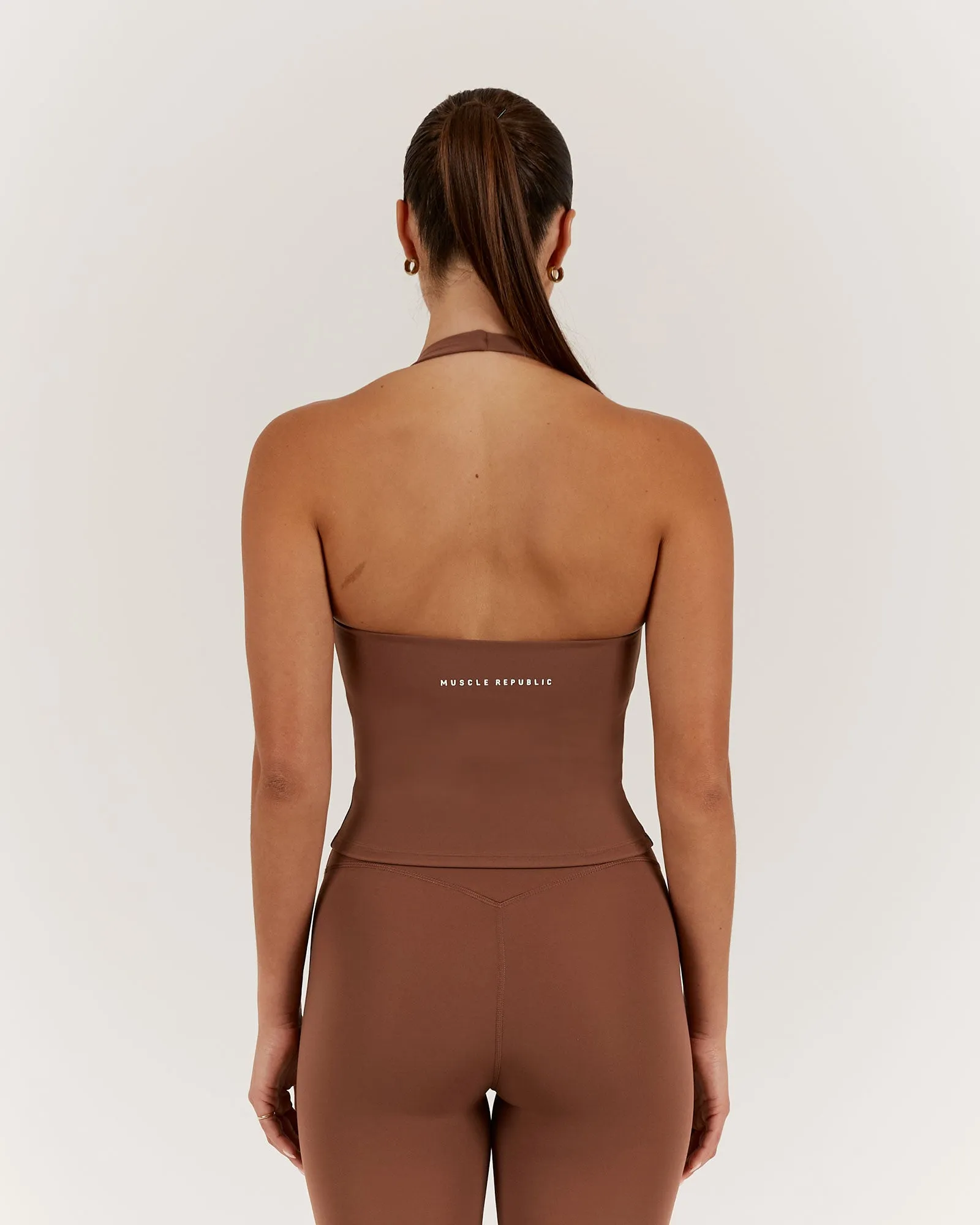 LUXE HALLY TOP - TOFFEE