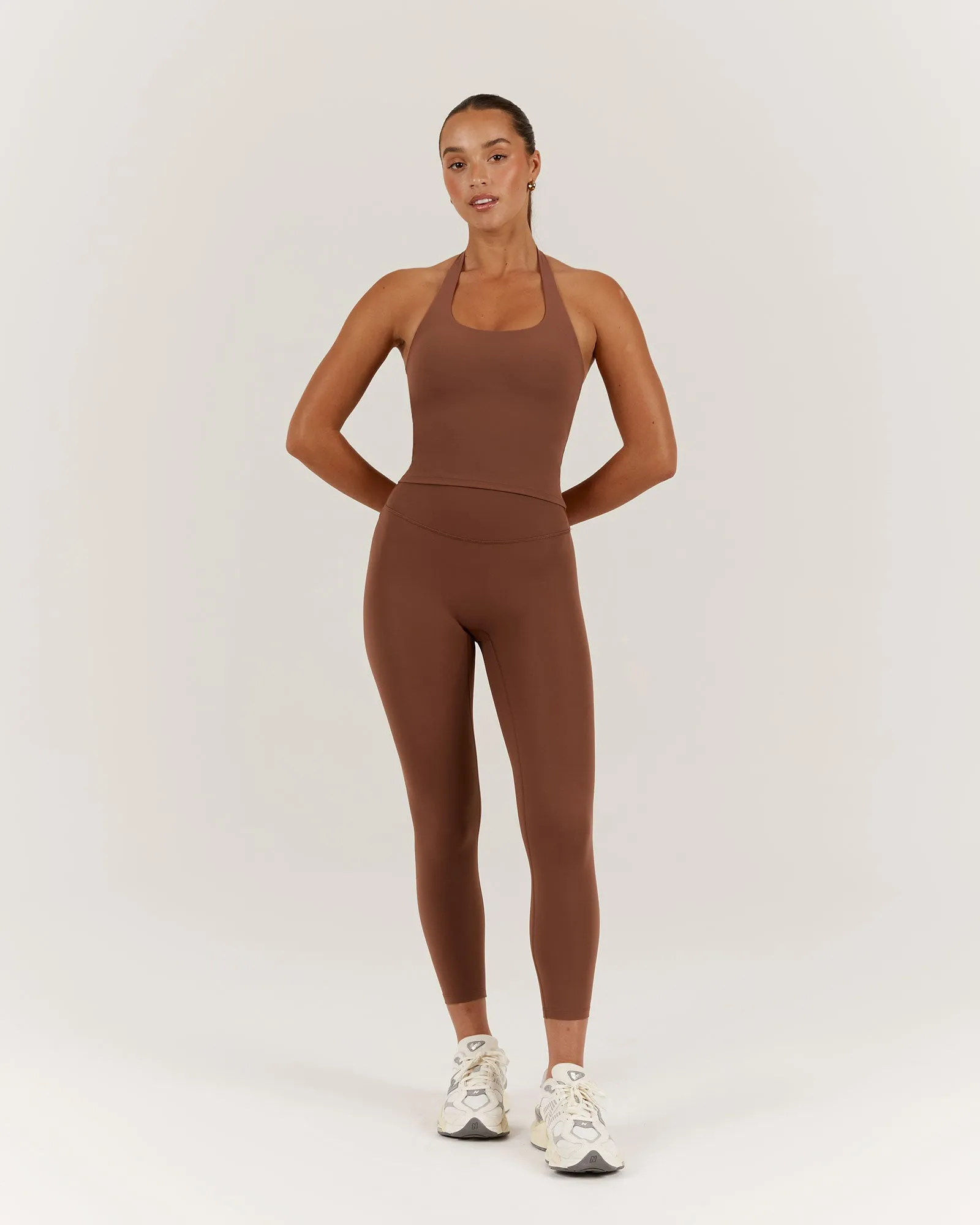 LUXE HALLY TOP - TOFFEE