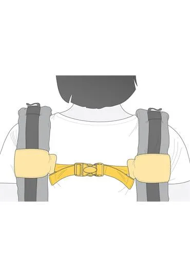 MANDUCA First/XT - removable Sternum Clip and Strap - Black