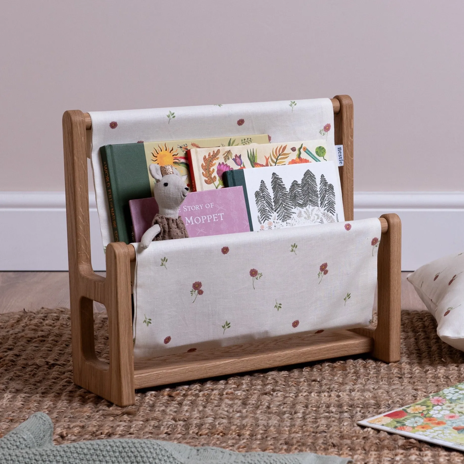 Meadow Floral Book Hammock Linen Wrap