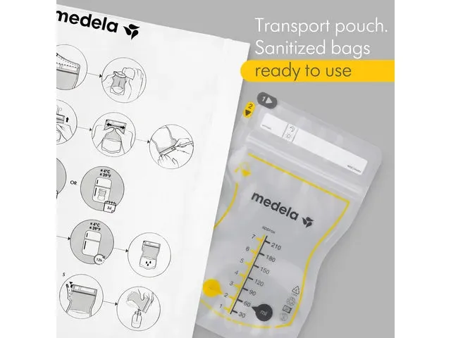 Medela Easy Pour Breast Milk Storage Bags (100 ct)