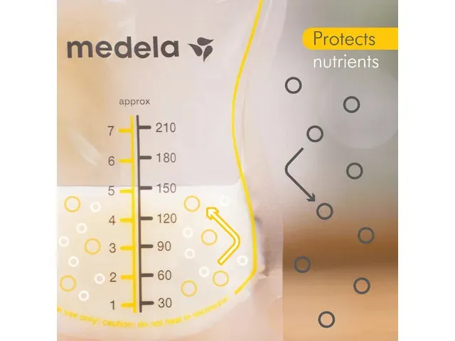 Medela Easy Pour Breast Milk Storage Bags (100 ct)