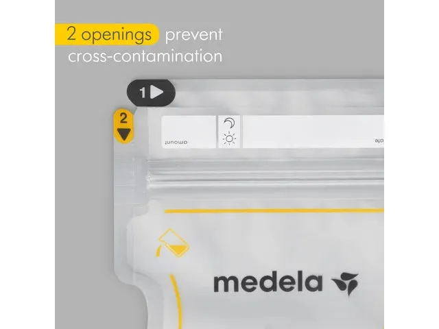 Medela Easy Pour Breast Milk Storage Bags (100 ct)
