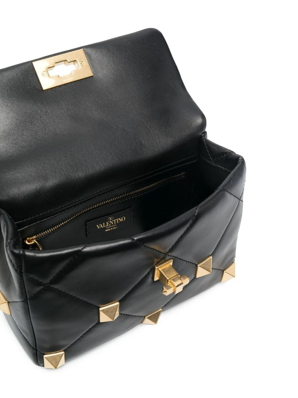 Medium Roman Stud Shoulder Bag