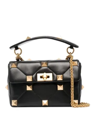 Medium Roman Stud Shoulder Bag
