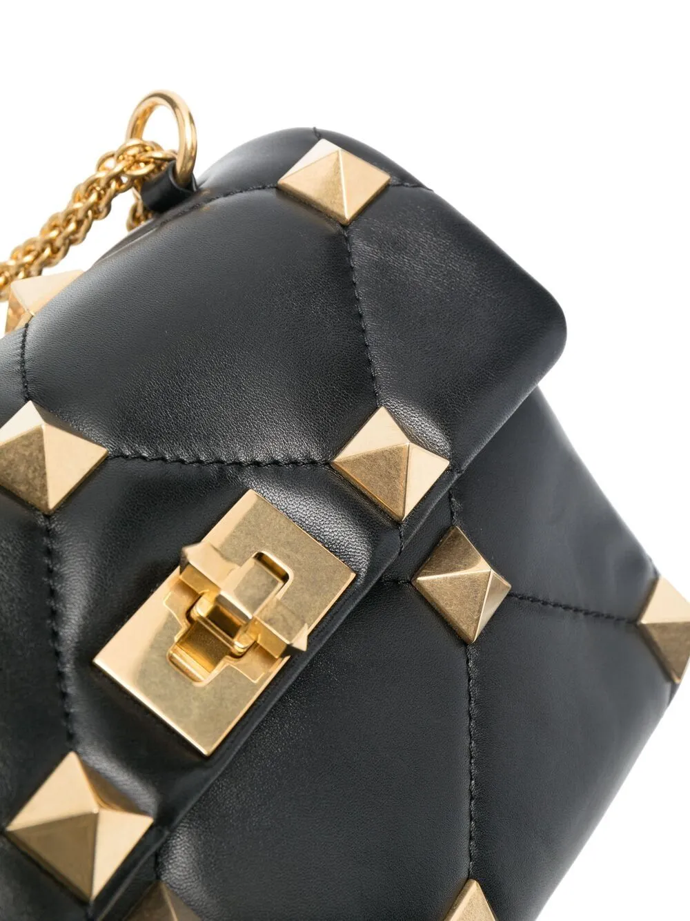 Medium Roman Stud Shoulder Bag