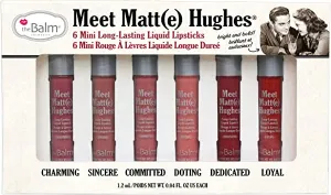 Meet Matt(e) Hughes Set of 6 Mini Long-Lasting Liquid Lipsticks