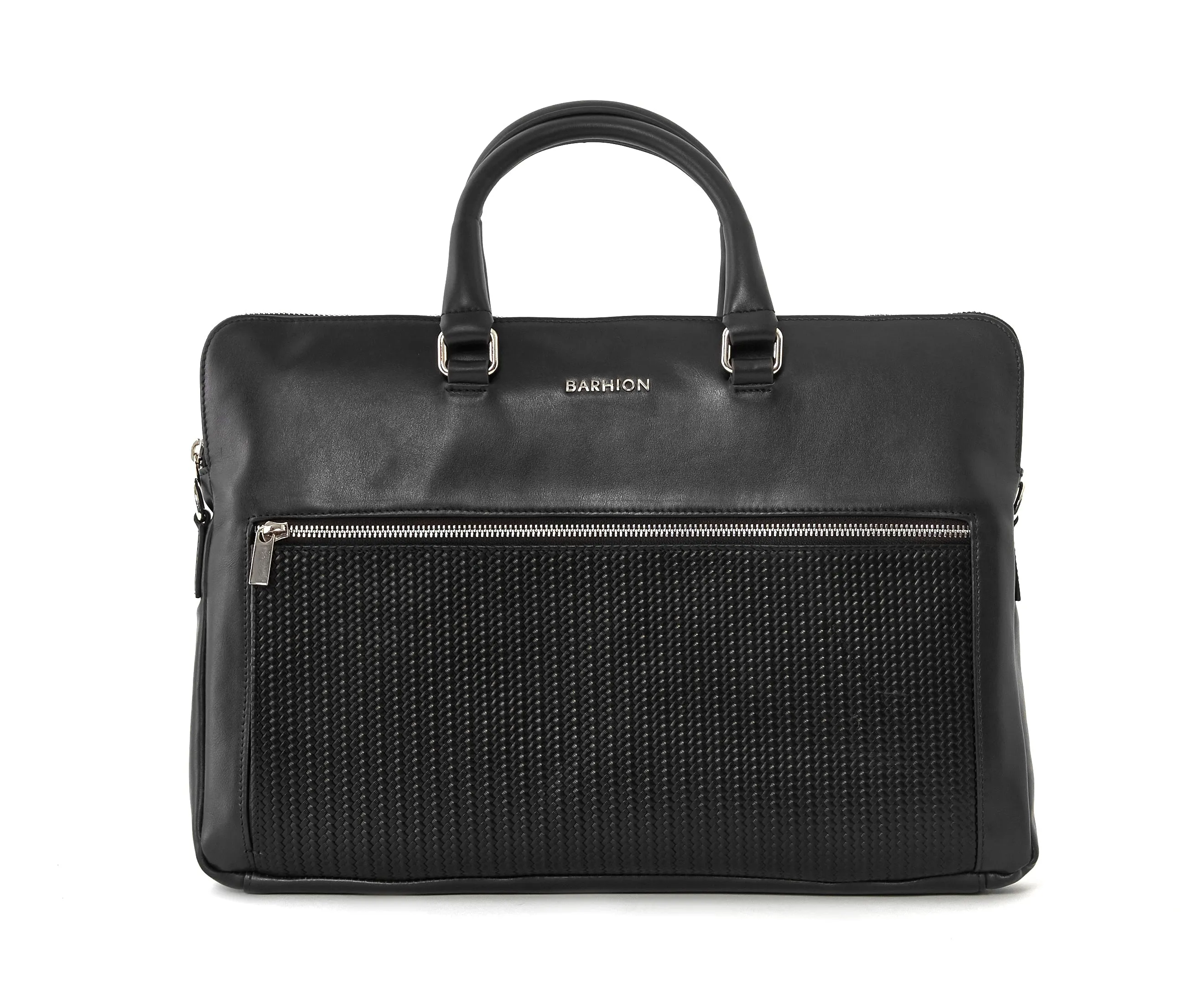 Men's Calf Leather Crocodile Embossed Handmade Crossbody Bag U25002