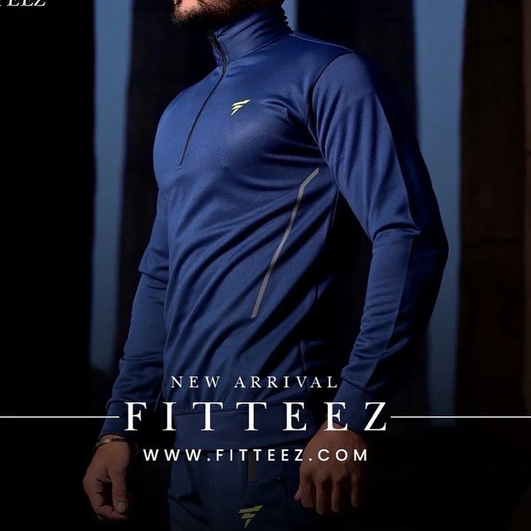 Men's Navy Blue Trendy Tracksuit