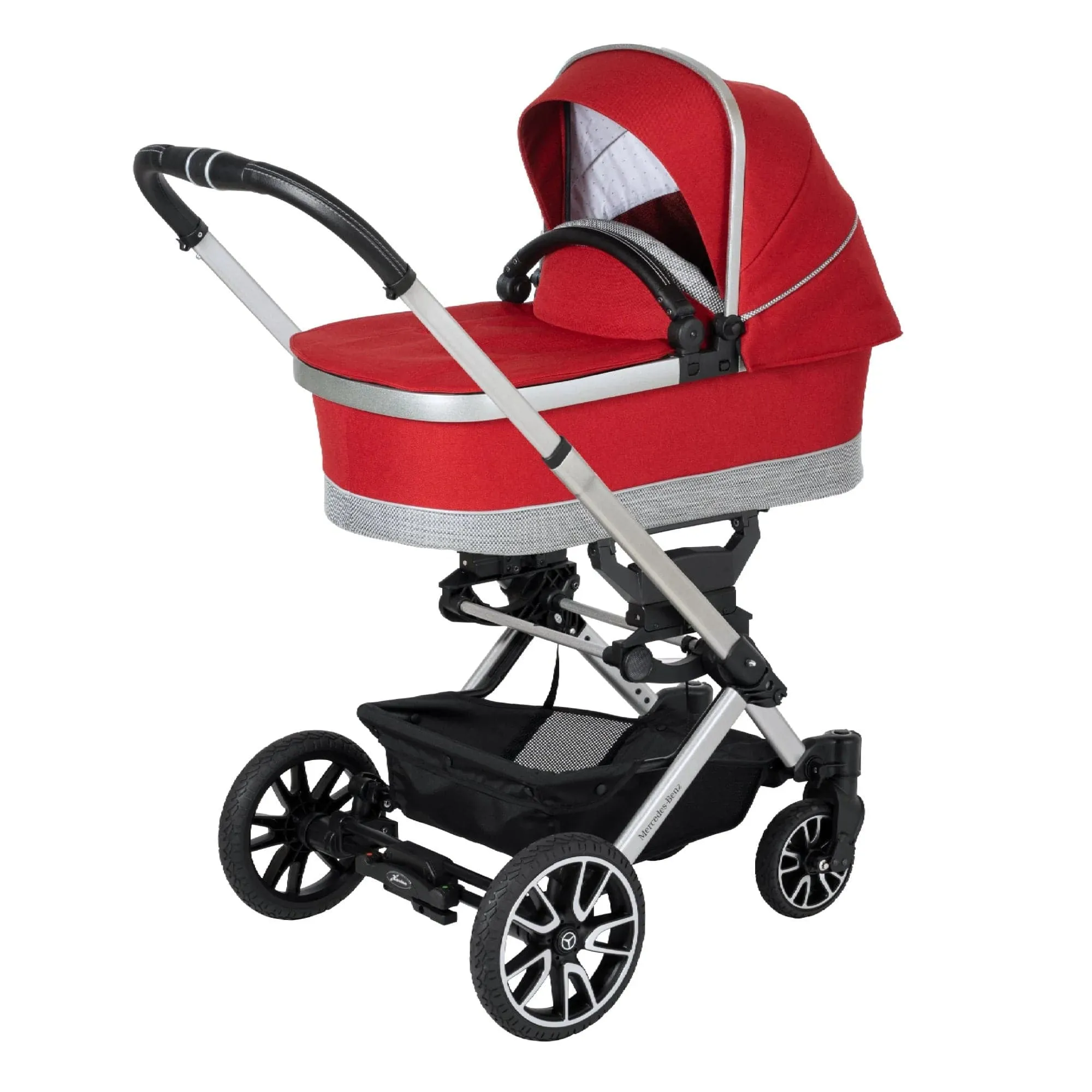 Mercedes Avantgarde GTX Stroller inc. Carrycot - Hyacinth Red