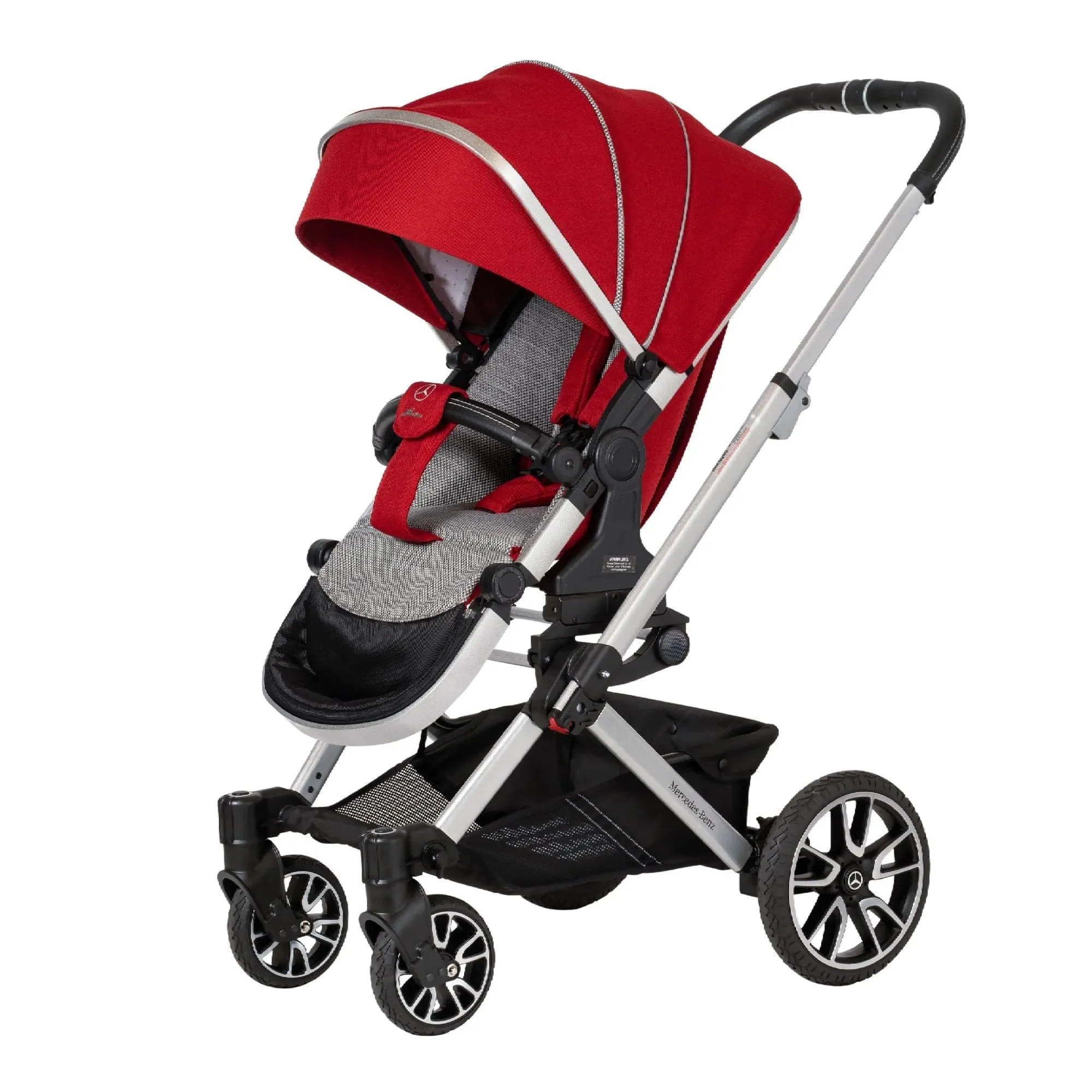 Mercedes Avantgarde GTX Stroller inc. Carrycot - Hyacinth Red