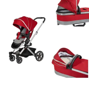 Mercedes Avantgarde GTX Stroller inc. Carrycot - Hyacinth Red