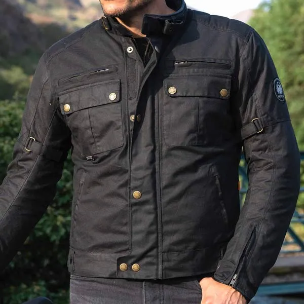Merlin Barton II Traditional Wax Jacket Black