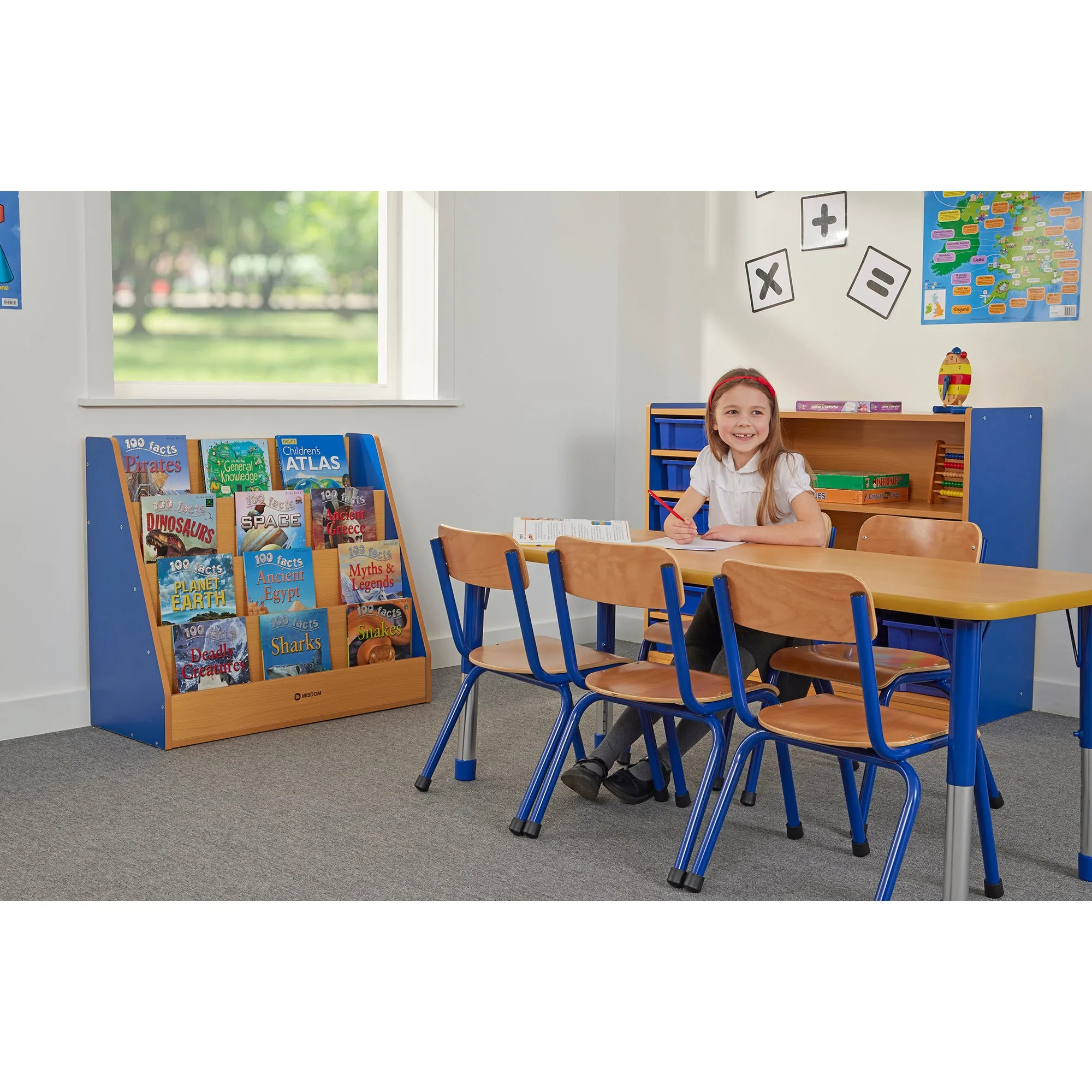 Milan Book Storage (Blue)