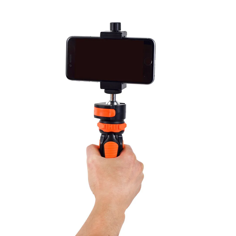Mobile Phone Holder Portable Desktop Mini Tripod SLR Camera Photography Small Tripod green