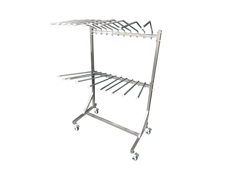 Mobile Valet 2-Tier Apron Rack