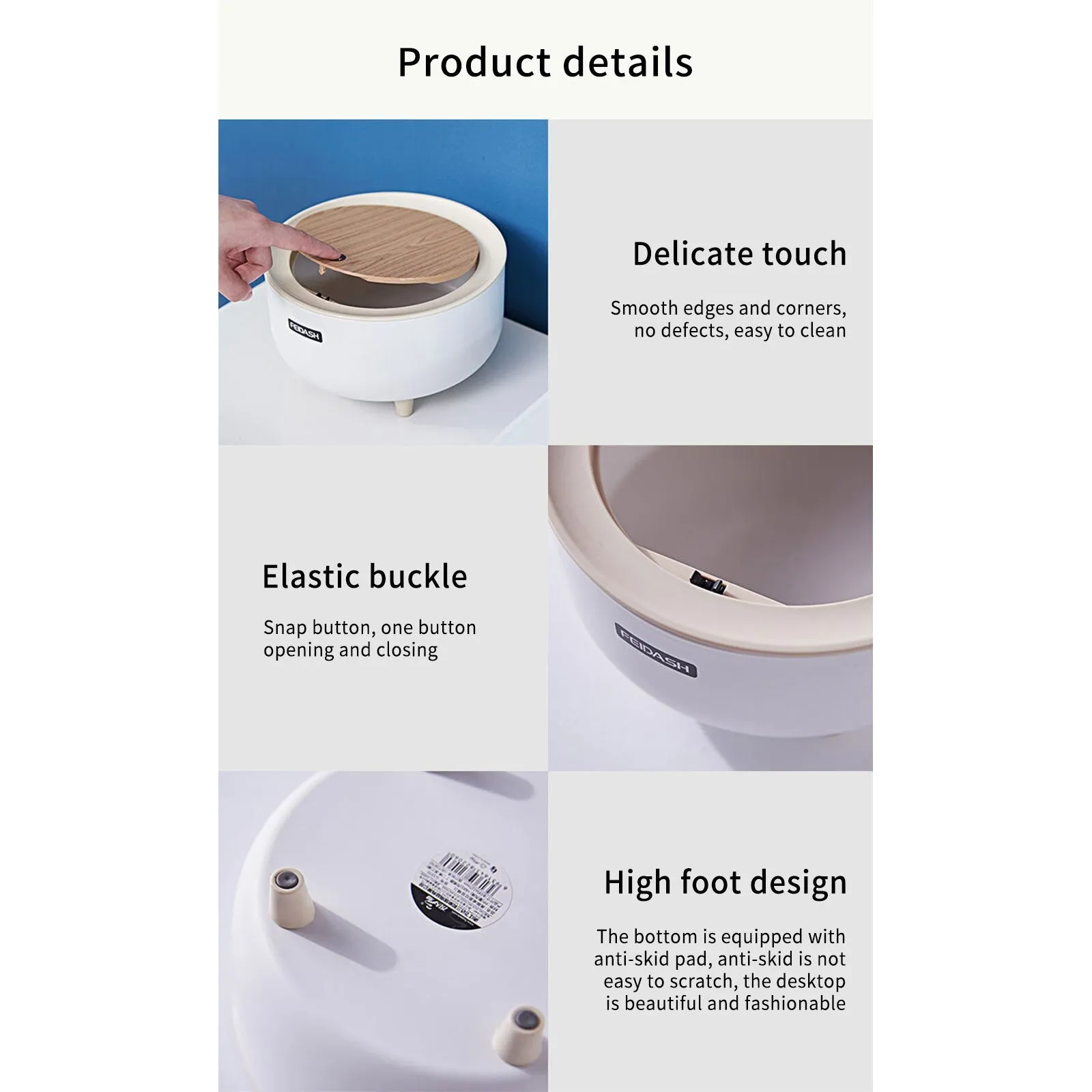 Modern Desktop Mini Trash Can