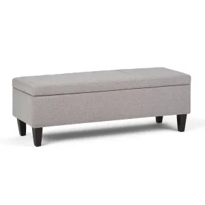 Monroe Storage Ottoman in Linen