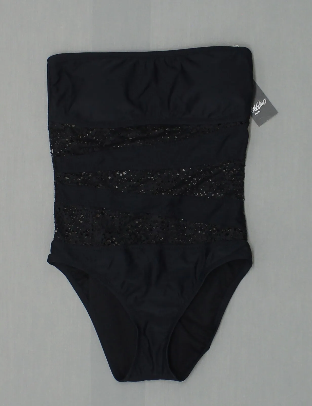 Mossimo Women's Crochet Insert One Piece Swimsuit