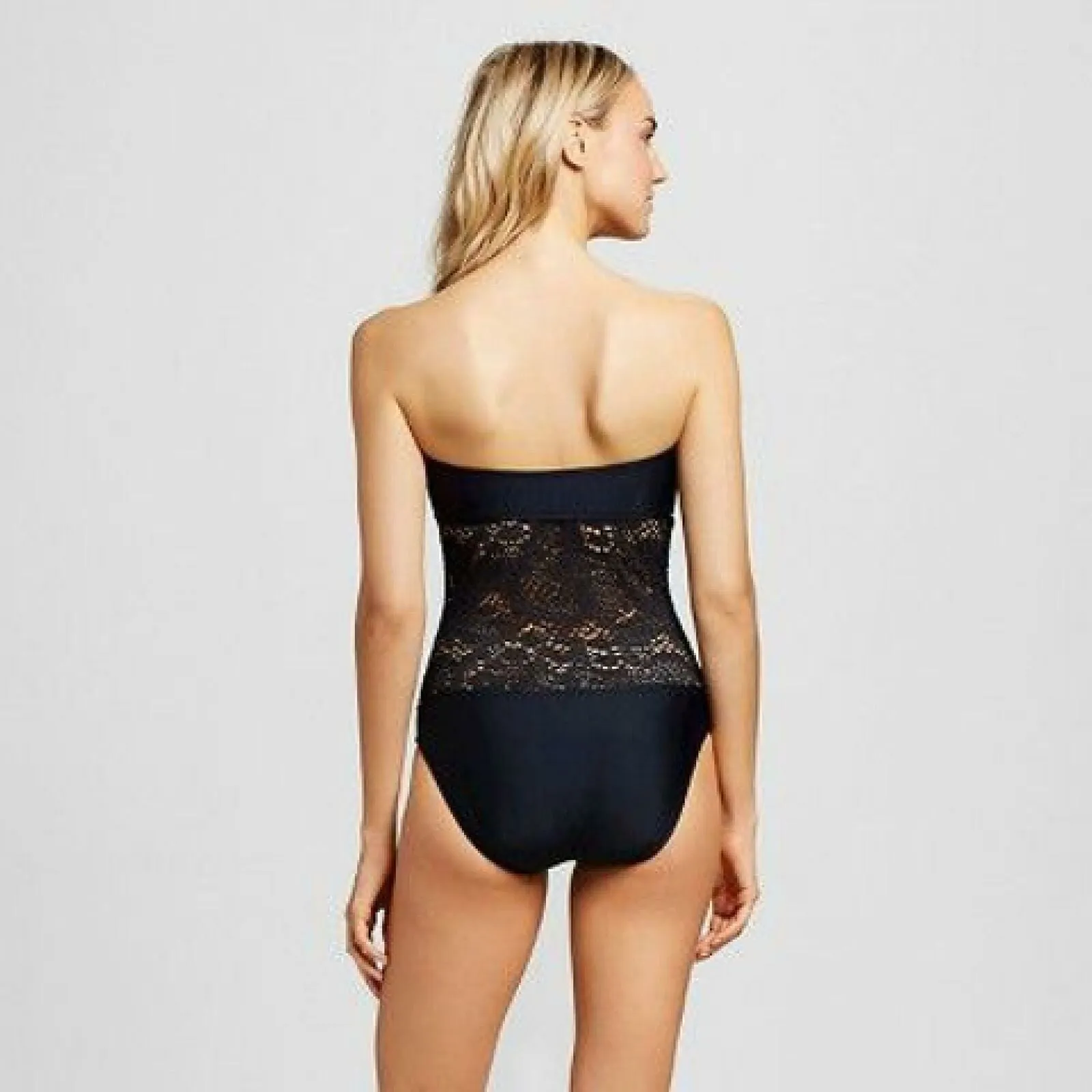 Mossimo Women's Crochet Insert One Piece Swimsuit