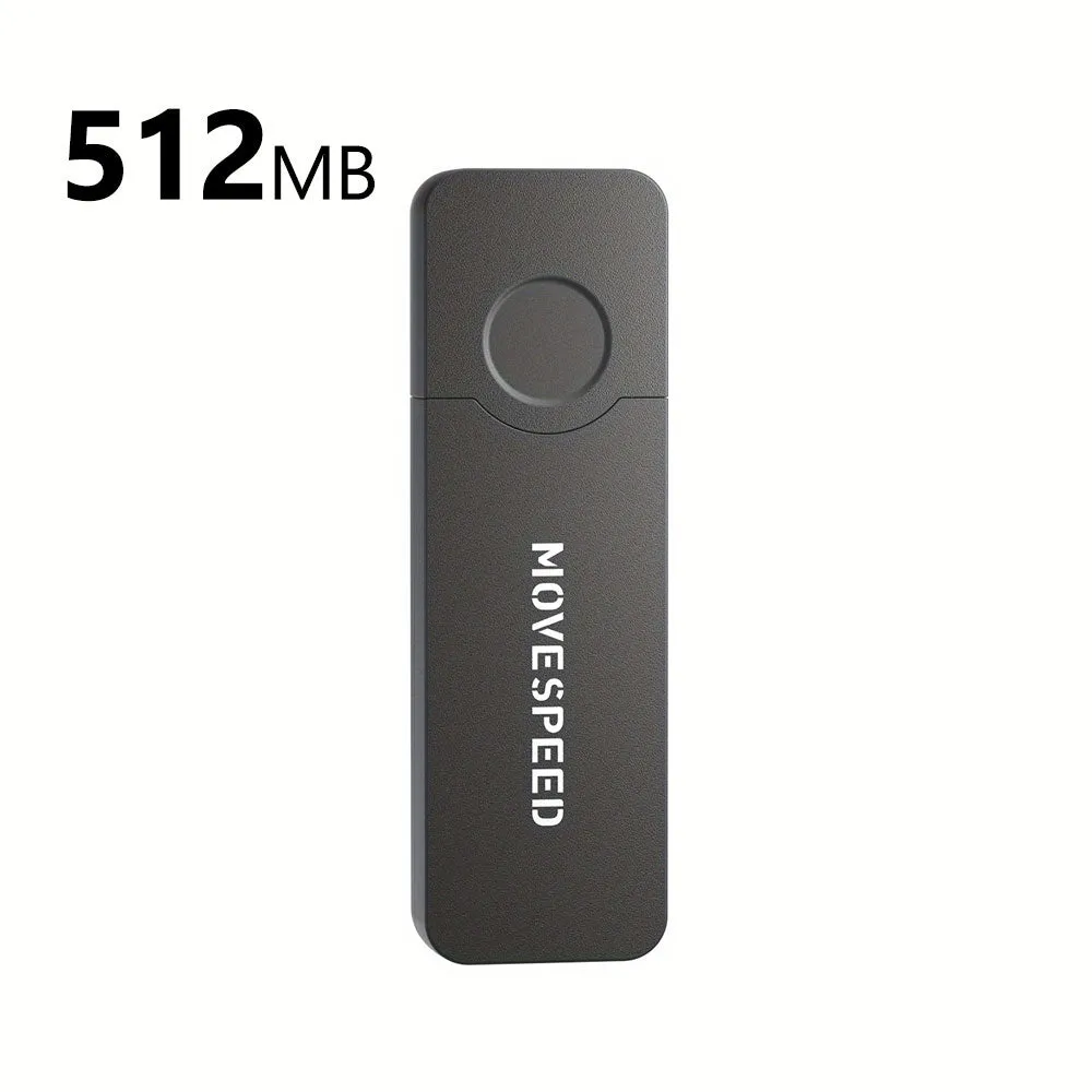 Movespeed Black Samurai USB Flash Drive 512MB - Black