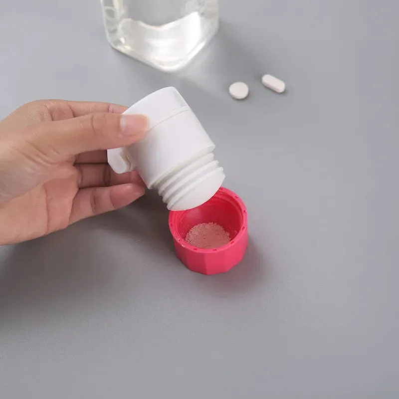 Multifunction Portable 4 Layer Tablet Grinder  Storage