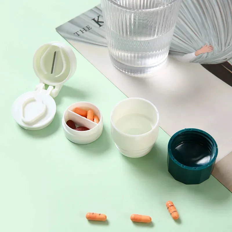 Multifunction Portable 4 Layer Tablet Grinder  Storage