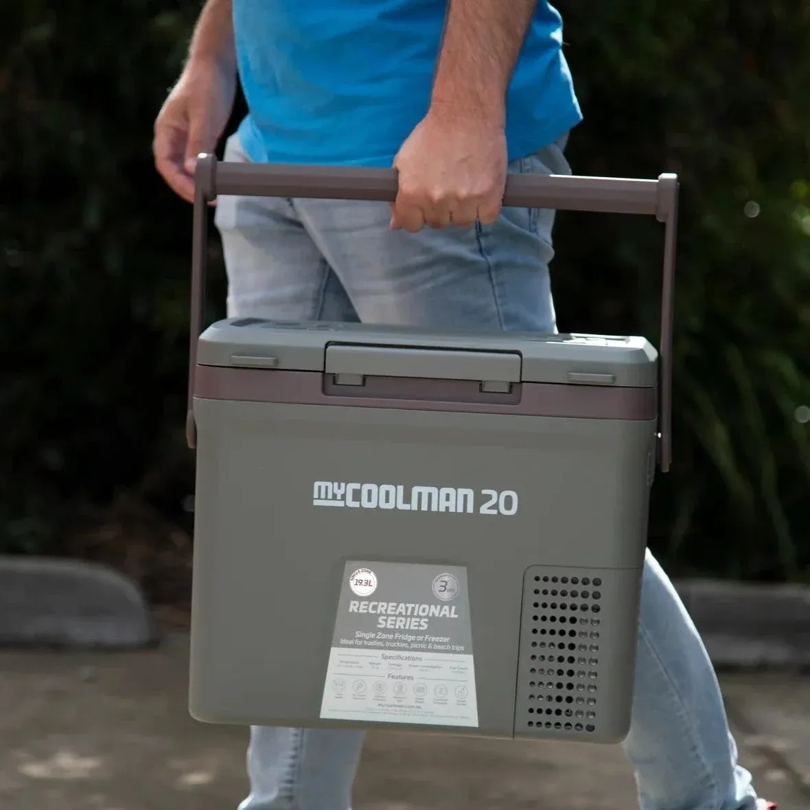 myCOOLMAN 19.3 Litre Portable Fridge Freezer - Black Friday Sale