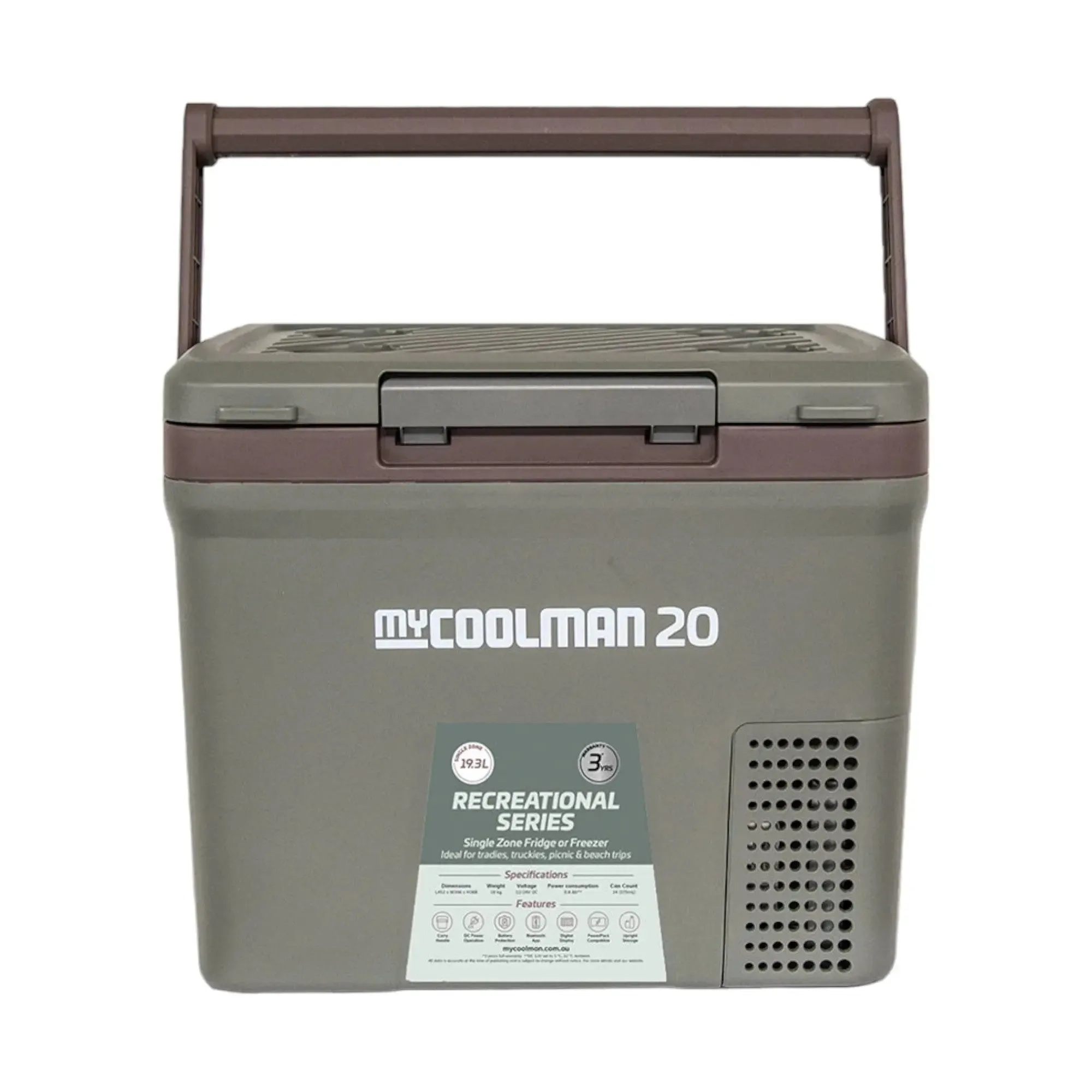 myCOOLMAN 19.3 Litre Portable Fridge Freezer - Black Friday Sale