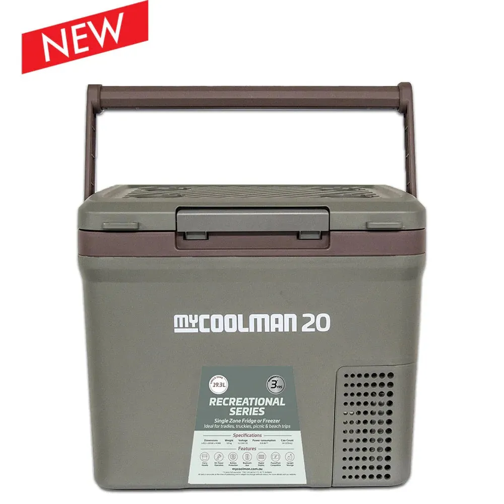myCOOLMAN 19.3 Litre Portable Fridge Freezer - Black Friday Sale