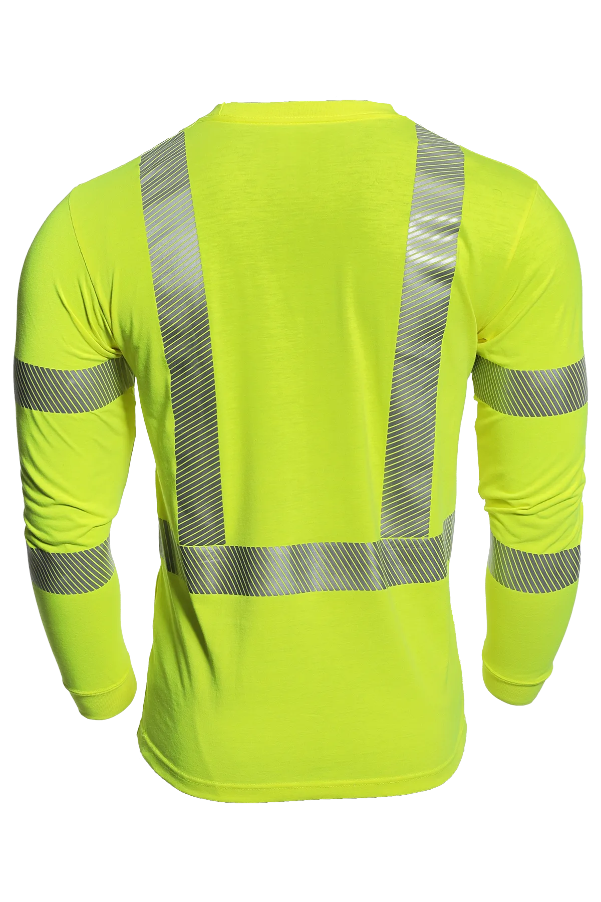 National Safety Apparel Drifire Strongknit FR Hi-Vis Long Sleeve T-Shirt, Type R Class 3, 10 cal/cm² (each)