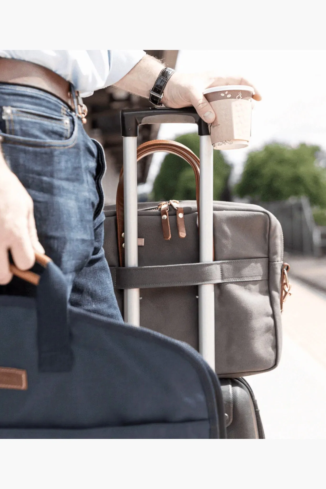 Navy Canvas Heritage Commuter Duffel