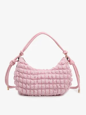 Nelly Quilted Nylon Shoulder Bag