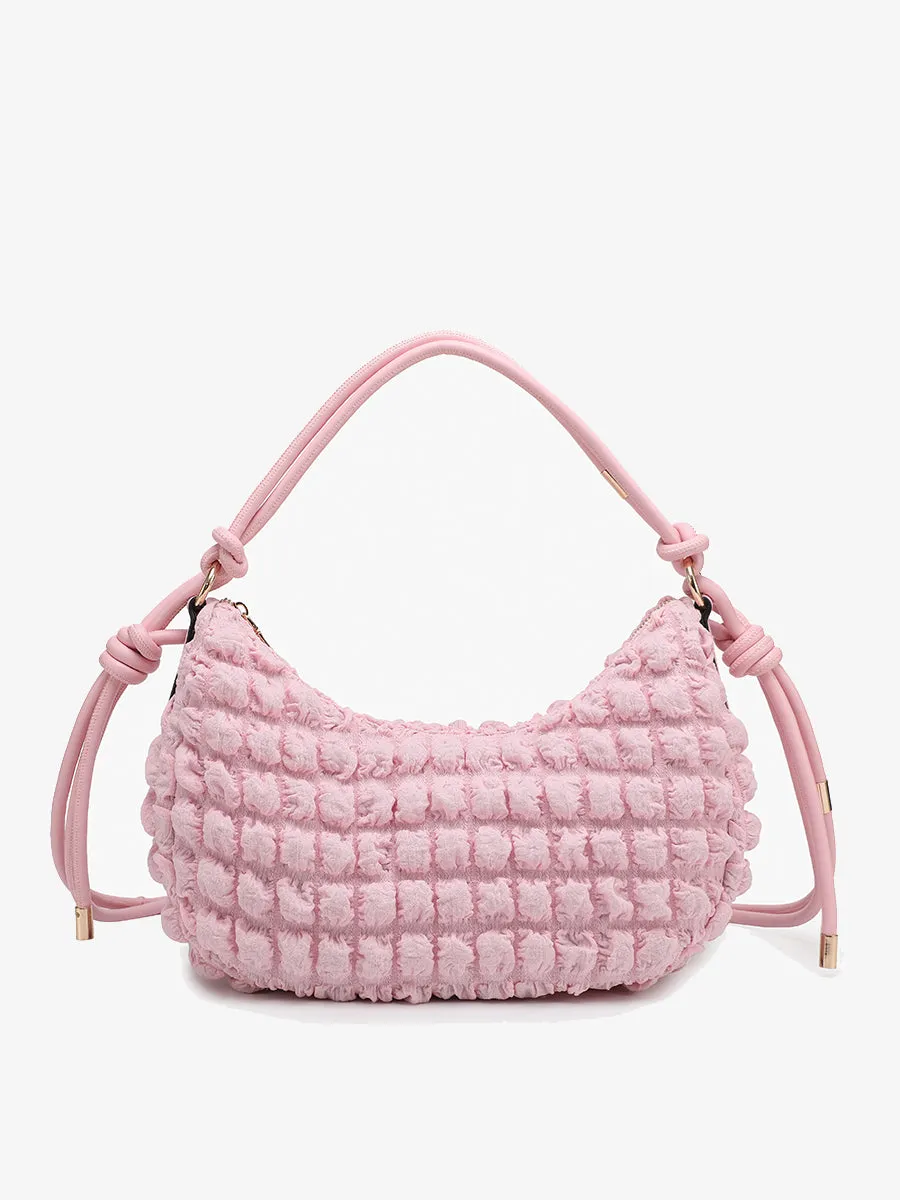 Nelly Quilted Nylon Shoulder Bag