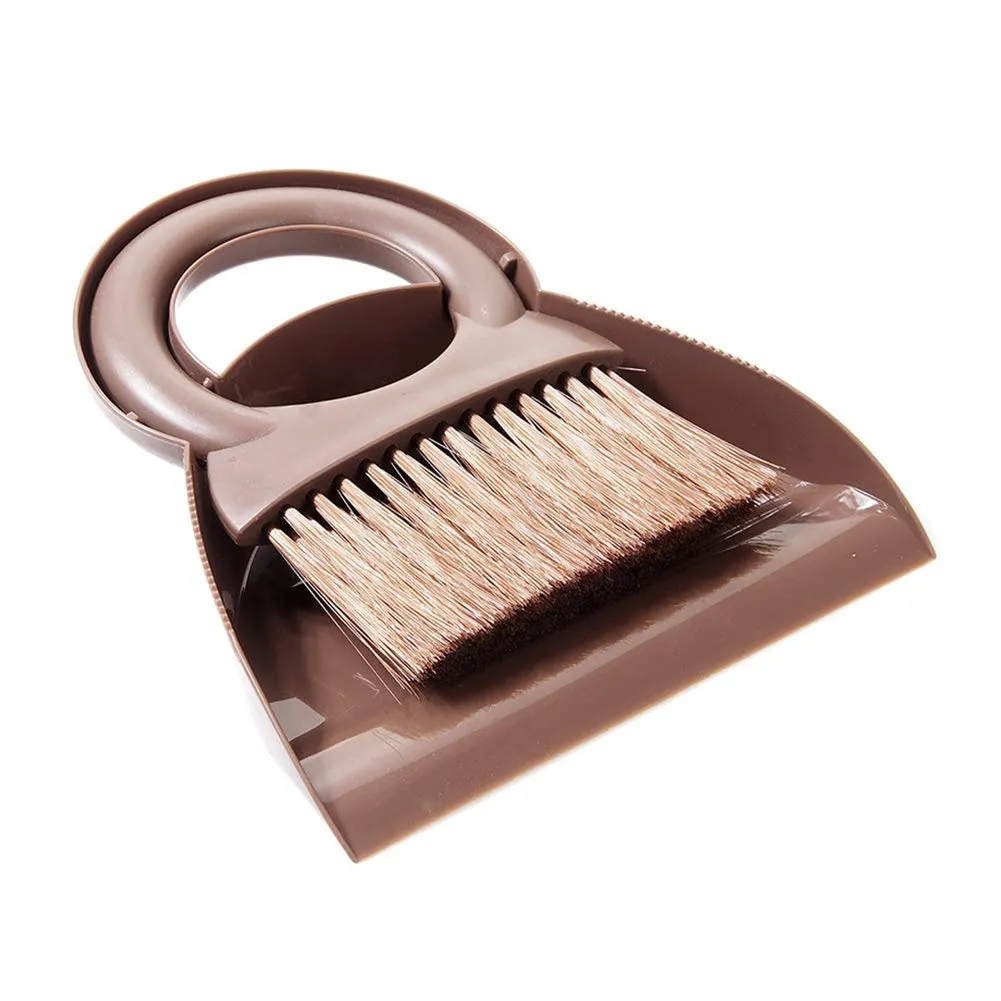 NEW Desktop Dustpan Cleaning Broom Combination Practical Small Wall Hanging Broom Dustpan Set Handy Dust Cleaning Sweeping Brush