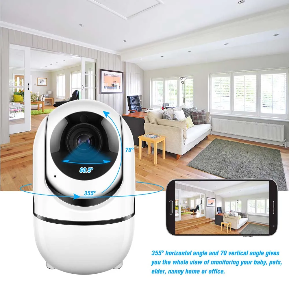 New in box! Cacagoo Home Security WIFI Camera 1080P Wireless IP Camera