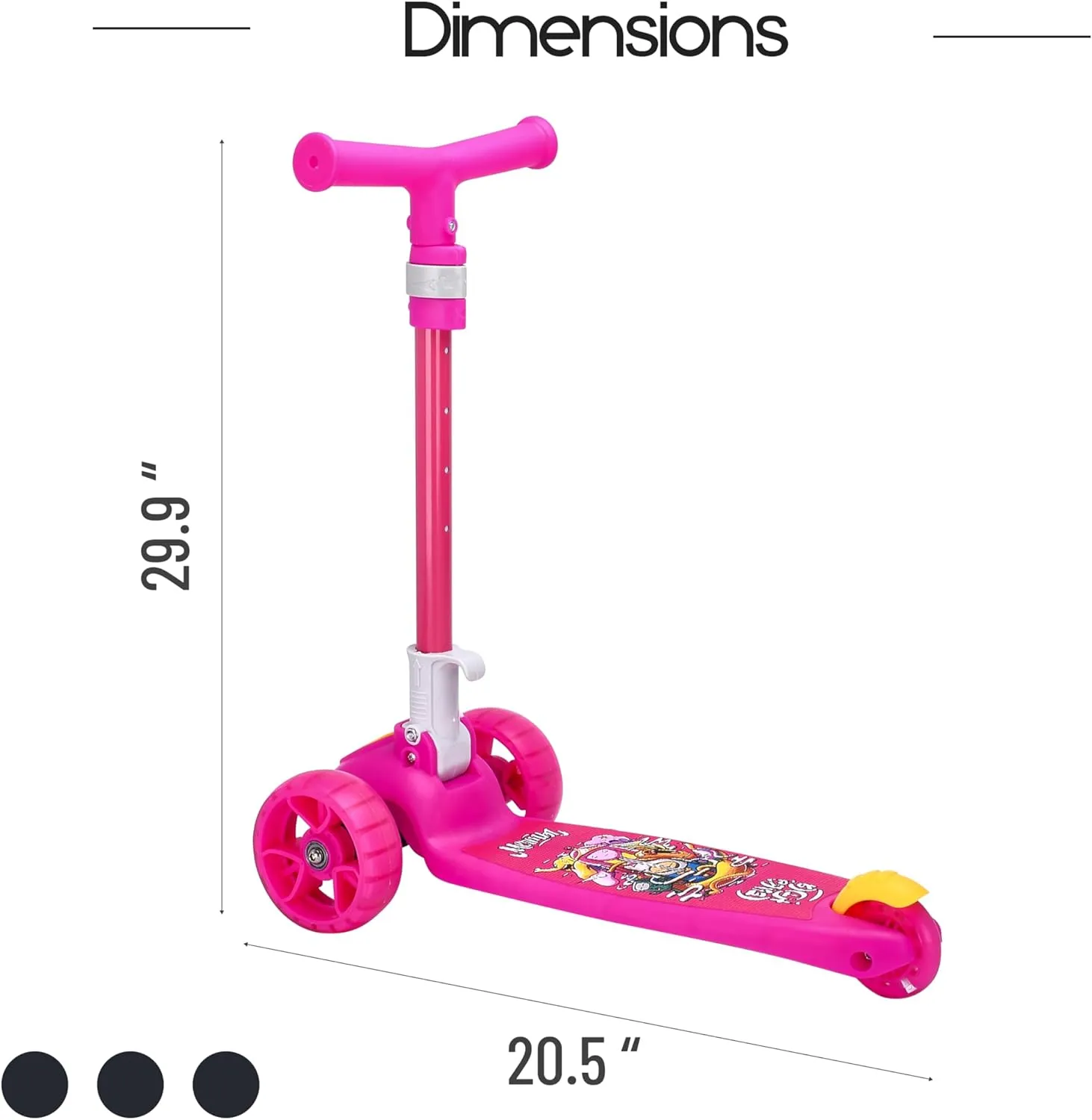 New in box! LAVA SPORT Scooters for Kids 3-5 - Adjustable Handlebars for Growing Children - 3-Wheel Plastic Design for Stability & Balance - Kids Scooter- Compact and Lightweight