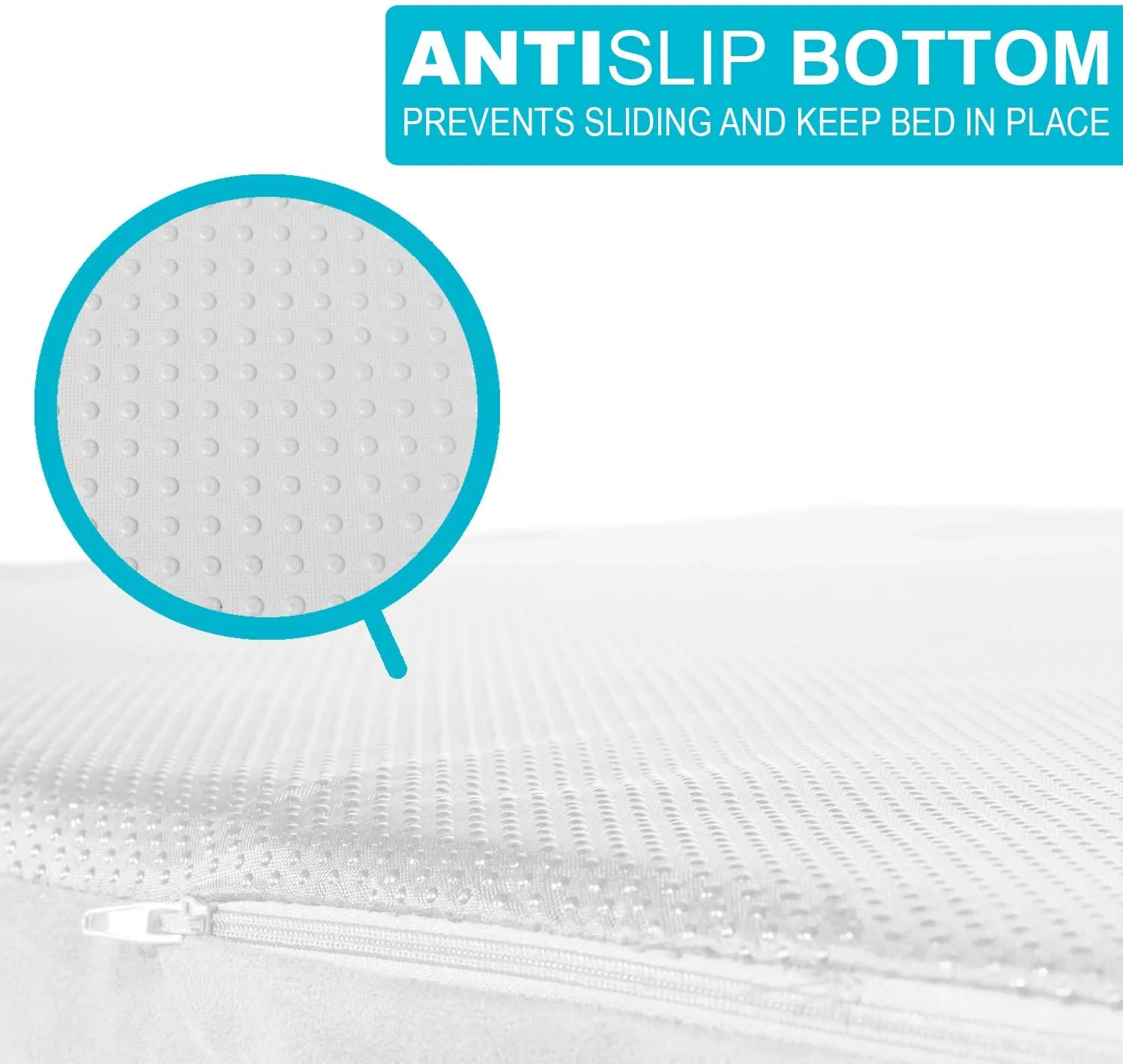New SAMAY 6 Inch Tri Folding Mattress with Washable Cover - Includes Waterproof Mattress Liner! Retails $230 